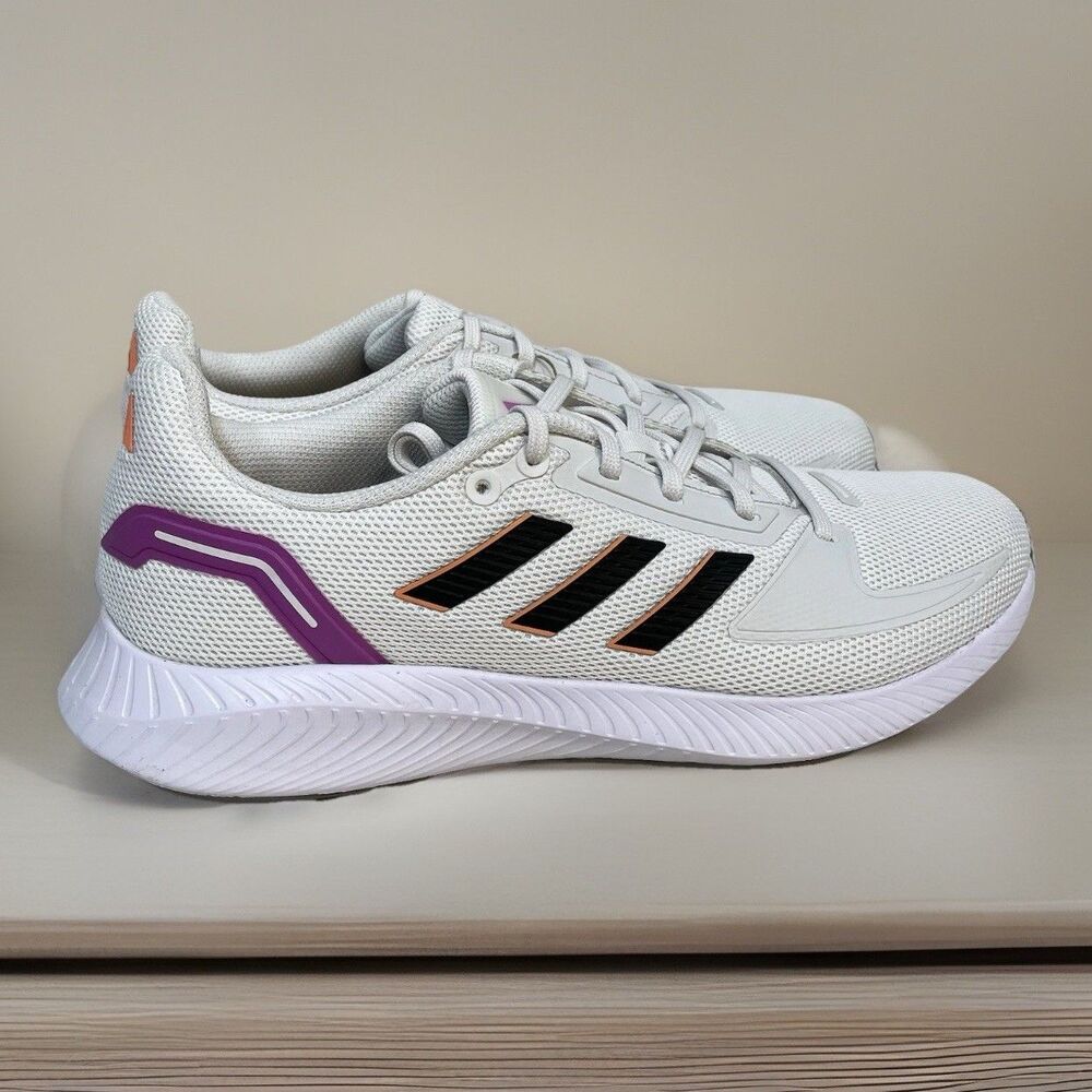 Adidas Run Falcon 2.0 Women’s Size 10.5 Running Shoes White Pink Black Walking